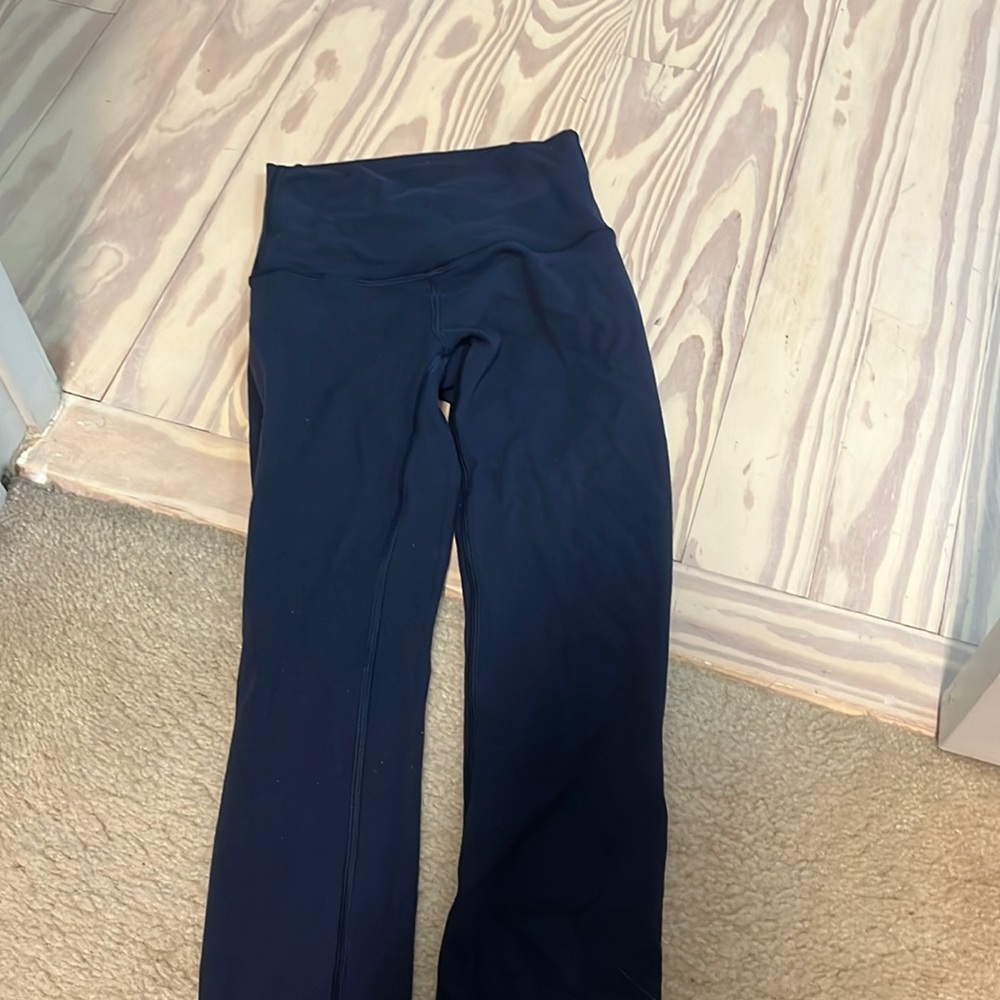 lululemon navy wonder under leggings size 0